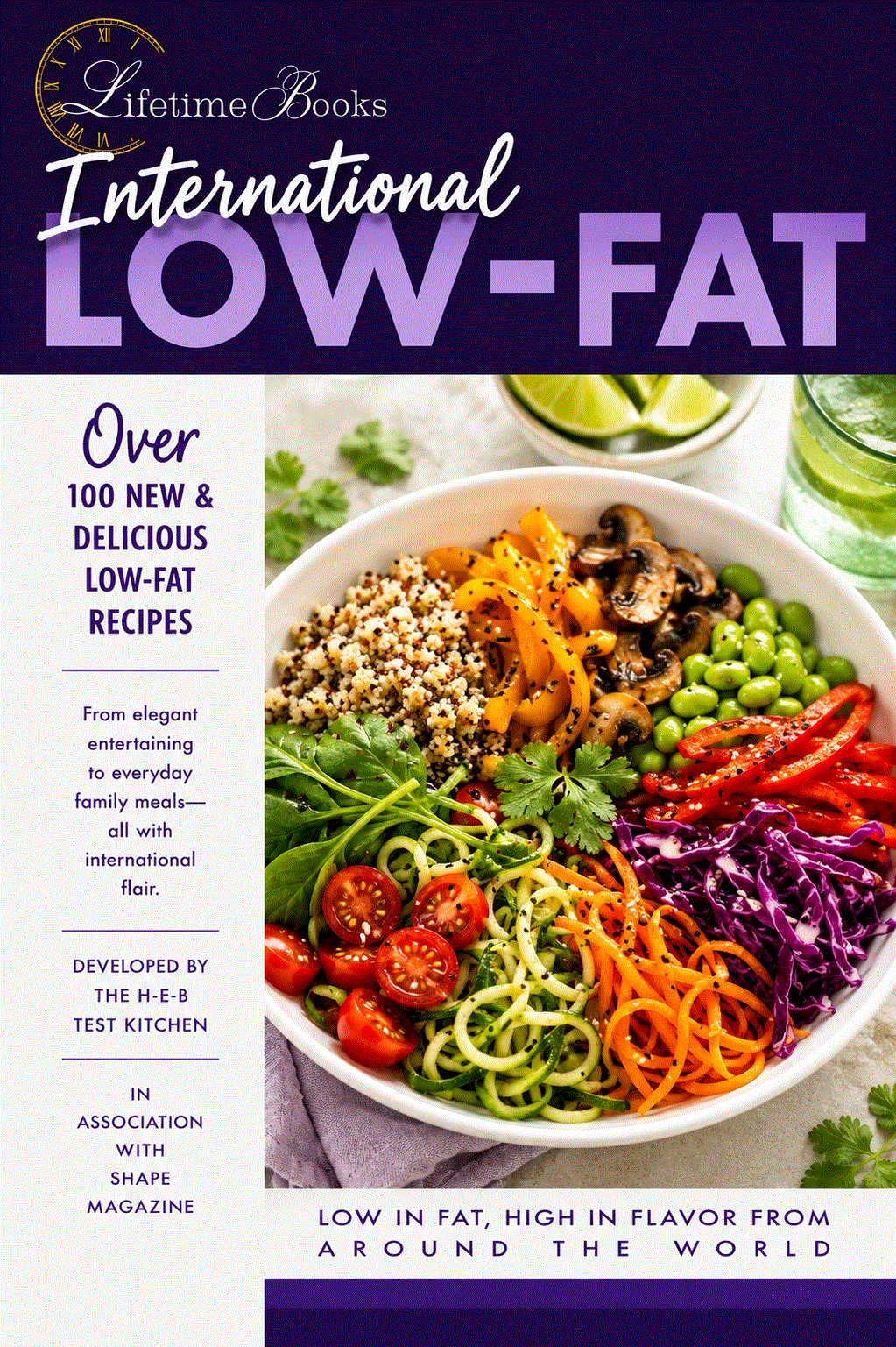 Top 100 International Low-Fat Recipes cover